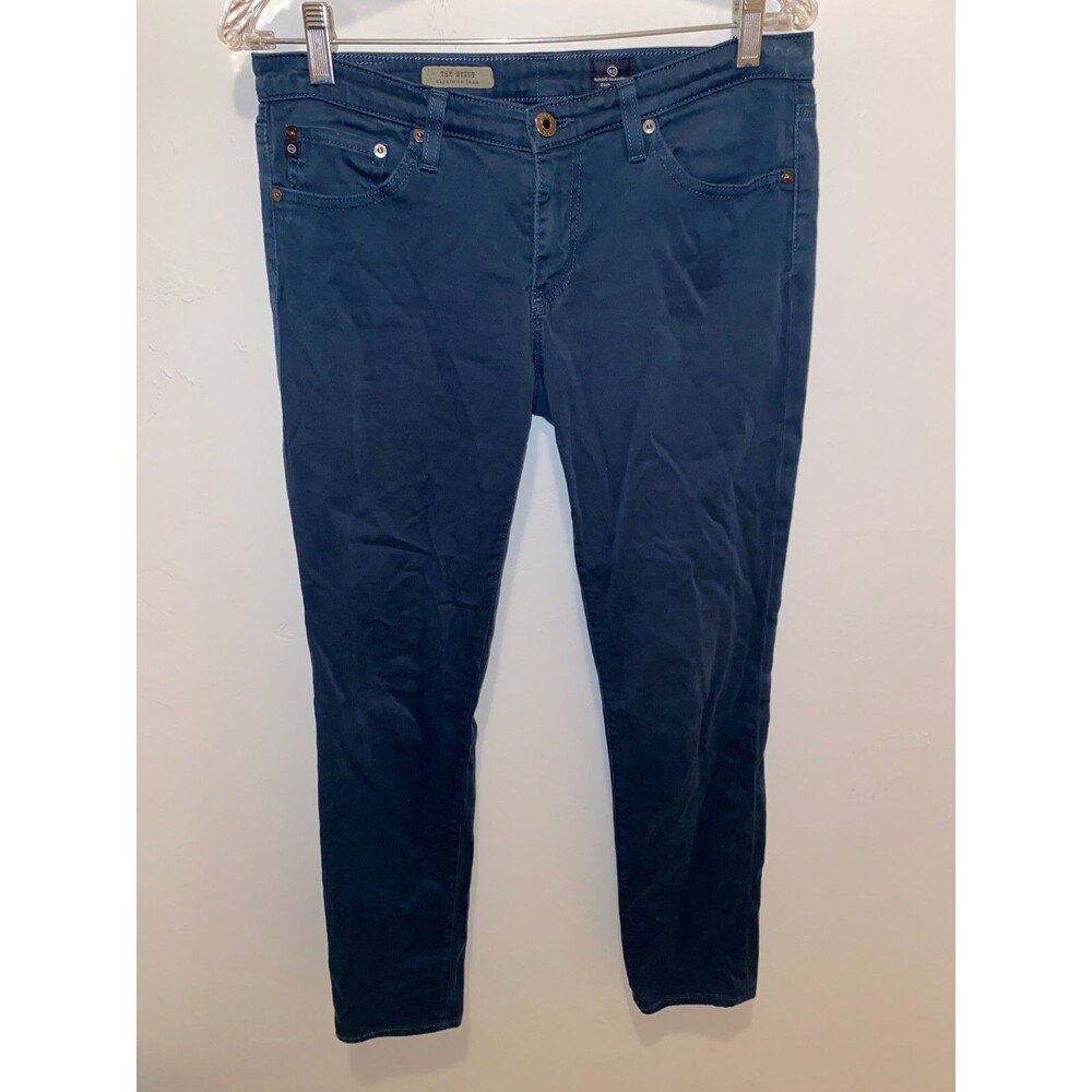 AG Adriano Goldschmied Jeans Womens 30R The Stilt Cigarette Leg Skinny Dark Wash